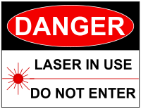Laser In Use
