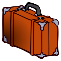 suitcase - coloured