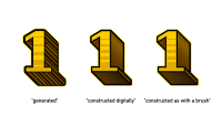 3D text effect