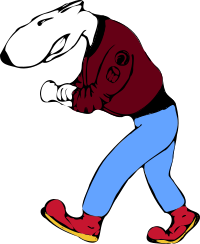 bulli as skinhead cartooned