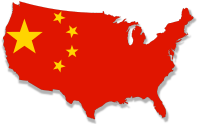 USA in about 30yrs flag map
