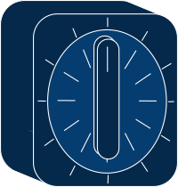 kitchen timer blue