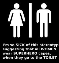 Bathroom Sign Stereotype