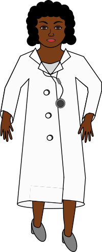A doctor with a stethoscope