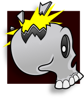 Broken skull avatar