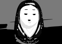 Daruma-doll-monochrome