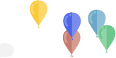 Balloons SMIL animation