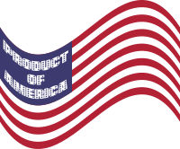 Product Of America Wavy Flag Variation 2