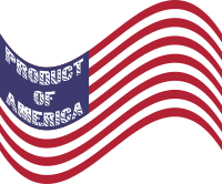 Product Of America Wavy Flag Variation 3