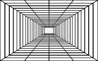 3D Perspective Grid, Very Long