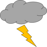 Thunder and lightning