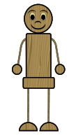 muñeco de madera