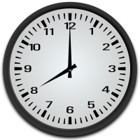 8 o'clock
