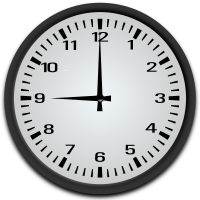 9 o'clock