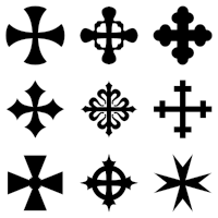 heraldic crosses