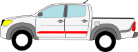 Toyota Hilux, side view