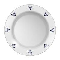 Plate with chicken pattern