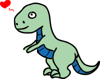 Tyrannosaur in love