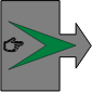 Go right arrow