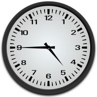 Quarter to 5 o'clock