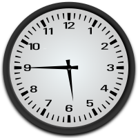 Quarter to 6 o'clock