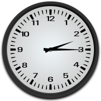 Quarter past 2 o'clock
