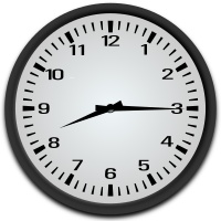 Quarter past 8 o'clock
