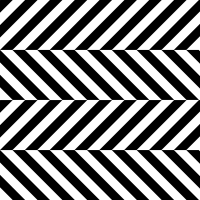 Black White Alternating Diagonal Stripes