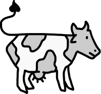 Cow (cartoon style)