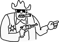 Sheriff (doodle style)