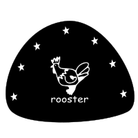 Rooster-lineart