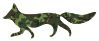 Fox-with-camouflage-pattern
