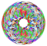 Colorful Spirograph Variation 4