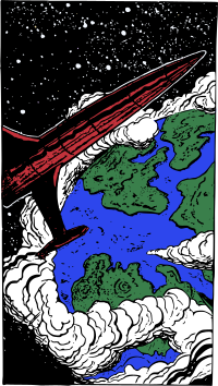 Rocket Orbits - Colour