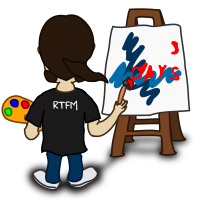 Comic characters: Painter
