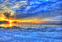 Sunrise Over The Ice