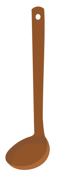 Ladle-wooden