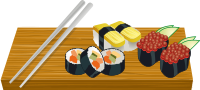 Sushi on a Board