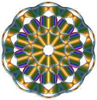 Iridescent Mandala
