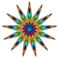 Iridescent Starburst