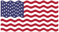 America USA Flag Wavy