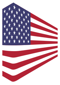America USA Flag Perspective