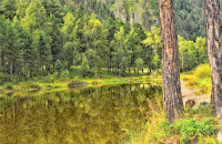 Autumn Lake Reflection