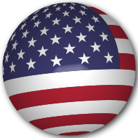 USA Flag Sphere