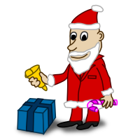Comic characters: Santa