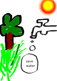 save water