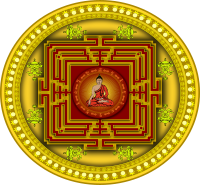 Mandala with Buddha