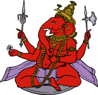 Ganesha - Colour
