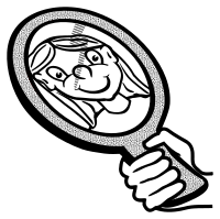 mirror - lineart