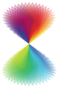 Rainbow Hourglass